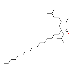 ChemSpider 2D Image | 6-Methyl-3-(3-methylbutyl)-2-heptanyl stearate | C31H62O2