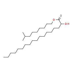 ChemSpider 2D Image | 8-Methylnonyl 2-hydroxyoctadecanoate | C28H56O3