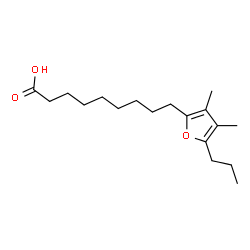 ChemSpider 2D Image | 9-(3,4-Dimethyl-5-propyl-2-furyl)nonanoic acid | C18H30O3