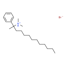 ChemSpider 2D Image | N,N-Dimethyl-2-phenyl-2-tridecanaminium bromide | C21H38BrN
