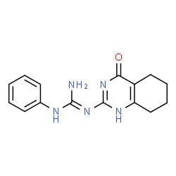 ChemSpider 2D Image | 1-(4-Oxo-1,4,5,6,7,8-hexahydro-2-quinazolinyl)-3-phenylguanidine | C15H17N5O