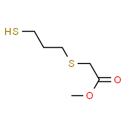 ChemSpider 2D Image | Methyl [(3-sulfanylpropyl)sulfanyl]acetate | C6H12O2S2