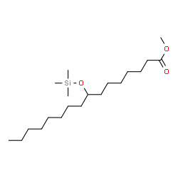 ChemSpider 2D Image | Methyl 8-[(trimethylsilyl)oxy]hexadecanoate | C20H42O3Si