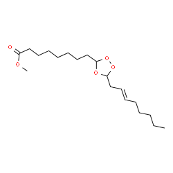 ChemSpider 2D Image | Methyl 8-{5-[(2E)-2-octen-1-yl]-1,2,4-trioxolan-3-yl}octanoate | C19H34O5