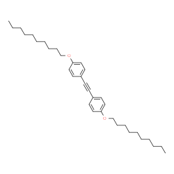 ChemSpider 2D Image | 1,1'-(1,2-Ethynediyl)bis[4-(decyloxy)benzene] | C34H50O2