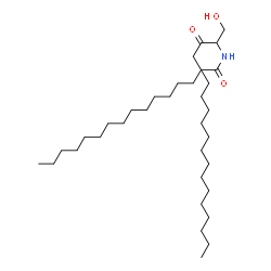 ChemSpider 2D Image | N-(1-Hydroxy-3-oxo-2-octadecanyl)hexadecanamide | C34H67NO3