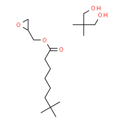 ChemSpider 2D Image | 2-Oxiranylmethyl 7,7-dimethyloctanoate - 2,2-dimethyl-1,3-propanediol (1:1) | C18H36O5
