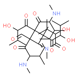 ChemSpider 2D Image | N-{6-Formyl-10-hydroxy-7-(2-hydroxy-3-methylbutanoyl)-3,8,8,11-tetramethyl-4-(methylamino)-7-[3-methyl-2-(methylamino)pentanoyl]-5,9-dioxo-1-dodecen-6-yl}-2-hydroxy-N,3-dimethylbutanamide | C36H63N3O9