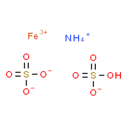 ChemSpider 2D Image | ammonium;ferric;hydrogen sulfate;sulfate | H5FeNO8S2