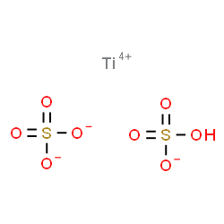 ChemSpider 2D Image | hydrogen sulfate;titanium(4+);sulfate | HO8S2Ti