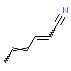 ChemSpider 2D Image | (2E,4E)-2,4-Hexadienenitrile | C6H7N