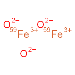 ChemSpider 2D Image | iron-59(3+);oxygen(2-) | 59Fe2O3