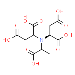 ChemSpider 2D Image | (2'S)-2,2'-[(1-Carboxyethyl)imino]disuccinic acid (non-preferred name) | C11H15NO10