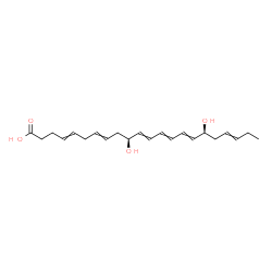 ChemSpider 2D Image | (10S,17S)-10,17-Dihydroxy-4,7,11,13,15,19-docosahexaenoic acid | C22H32O4