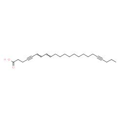 ChemSpider 2D Image | 6,8-Tricosadiene-4,19-diynoic acid | C23H34O2