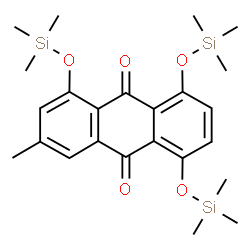 ChemSpider 2D Image | 3-Methyl-1,5,8-tris[(trimethylsilyl)oxy]-9,10-anthraquinone | C24H34O5Si3