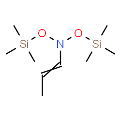 ChemSpider 2D Image | N,N-Bis[(trimethylsilyl)oxy]-1-propen-1-amine | C9H23NO2Si2