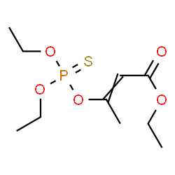 ChemSpider 2D Image | Ethyl 3-[(diethoxyphosphorothioyl)oxy]-2-butenoate | C10H19O5PS