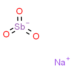 ChemSpider 2D Image | Sodium trioxoantimonate(1-) | NaO3Sb