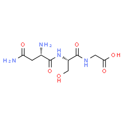 ChemSpider 2D Image | L-Asparaginyl-L-serylglycine | C9H16N4O6