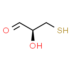 ChemSpider 2D Image | (2S)-2-Hydroxy-3-sulfanylpropanal | C3H6O2S