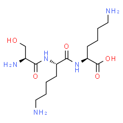 ChemSpider 2D Image | L-Seryl-L-lysyl-L-lysine | C15H31N5O5