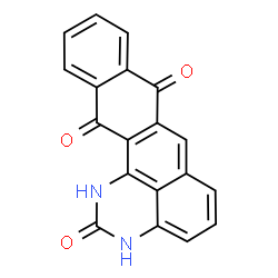 ChemSpider 2D Image | 1H-Naphtho[2,3-e]perimidine-2,8,13(3H)-trione | C19H10N2O3