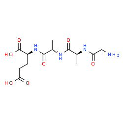 ChemSpider 2D Image | Glycyl-L-alanyl-L-alanyl-L-glutamic acid | C13H22N4O7