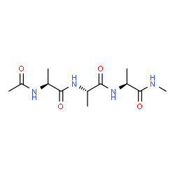 ChemSpider 2D Image | N-Acetyl-L-alanyl-L-alanyl-N-methyl-L-alaninamide | C12H22N4O4