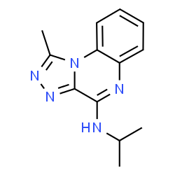 ChemSpider 2D Image | N-Isopropyl-1-methyl[1,2,4]triazolo[4,3-a]quinoxalin-4-amine | C13H15N5