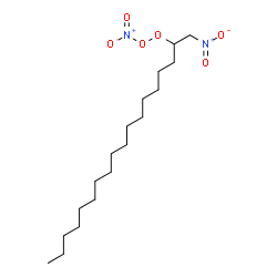 ChemSpider 2D Image | 1-Nitro-2-(nitroperoxy)octadecane | C18H36N2O6