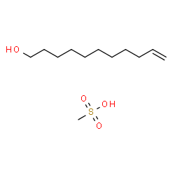ChemSpider 2D Image | 10-Undecen-1-ol - methanesulfonic acid (1:1) | C12H26O4S