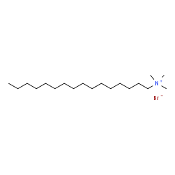 ChemSpider 2D Image | Cetyltrimethylammonium bromide | C19H42BrN