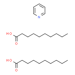 ChemSpider 2D Image | Decanoic acid - pyridine (2:1) | C25H45NO4
