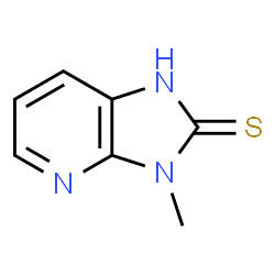 ChemSpider 2D Image | 3-Methyl-1,3-dihydro-2H-imidazo[4,5-b]pyridine-2-thione | C7H7N3S