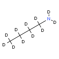 ChemSpider 2D Image | 1-(~2~H_9_)Butan(~2~H_2_)amine | C4D11N