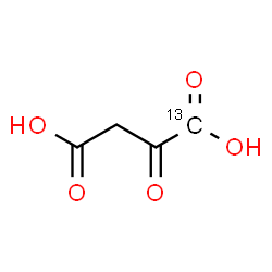 ChemSpider 2D Image | 2-Oxo(1-~13~C)butanedioic acid | C313CH4O5