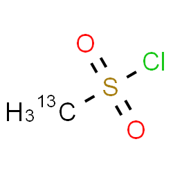 ChemSpider 2D Image | (~13~C)Methanesulfonyl chloride | 13CH3ClO2S