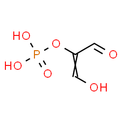 ChemSpider 2D Image | 1-Hydroxy-3-oxo-1-propen-2-yl dihydrogen phosphate | C3H5O6P