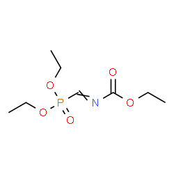 ChemSpider 2D Image | Diethyl {[(ethoxycarbonyl)imino]methyl}phosphonate | C8H16NO5P