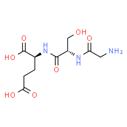 ChemSpider 2D Image | Glycyl-L-seryl-L-glutamic acid | C10H17N3O7