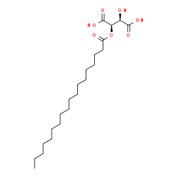 ChemSpider 2D Image | (2R,3R)-2-Hydroxy-3-(stearoyloxy)succinic acid | C22H40O7