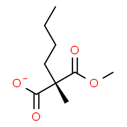 ChemSpider 2D Image | (2S)-2-(Methoxycarbonyl)-2-methylhexanoate | C9H15O4
