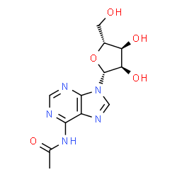 ChemSpider 2D Image | N-Acetyladenosine | C12H15N5O5