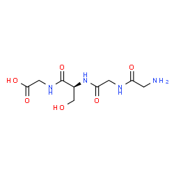 ChemSpider 2D Image | Glycylglycyl-L-serylglycine | C9H16N4O6