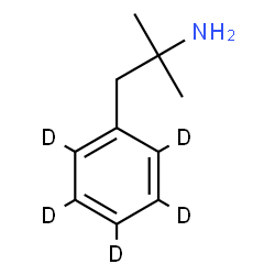 ChemSpider 2D Image | 2-Methyl-1-(~2~H_5_)phenyl-2-propanamine | C10H10D5N