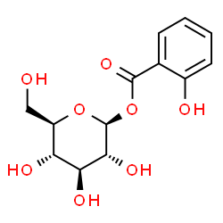 ChemSpider 2D Image | 1-O-(2-Hydroxybenzoyl)-beta-D-glucopyranose | C13H16O8