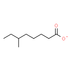 ChemSpider 2D Image | 6-Methyloctanoate | C9H17O2