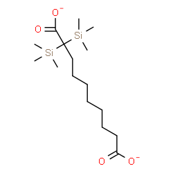 ChemSpider 2D Image | 2,2-Bis(trimethylsilyl)decanedioate | C16H32O4Si2