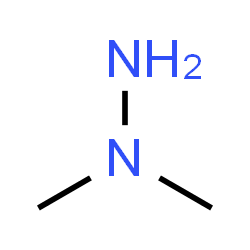 ChemSpider 2D Image | 1,1-Dimethylhydrazine | C2H8N2
